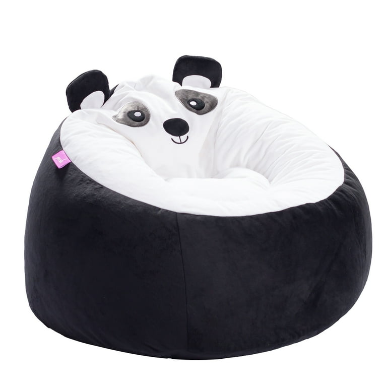 Posh Creations Cute Soft Bean Bag Chair for Kids Furry 2.5ft Large Animal Panda