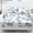 Blue Floral, variant on POLERO Blue Floral Sheets Set King Size Non Fading Printed Sheets & Pillowcases Easy Care Elastic Band 3-Piece Bedding Sheet Set with All Around Elastic Stay in Place