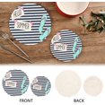 thumbnail image 7 of SKYSONIC Hello Summer Strip Pot Holders Trivets, 2 Pcs Heat Resistant Trivets,Beach Slipper Cotton Thread Weave Mats for Hot Pads Pans Pot Bowl Teapot for Kitchen Decor, 7 of 7