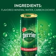 thumbnail image 5 of Perrier Strawberry Flavored Sparkling Water, 253.5 fl oz, 30 Pack Slim Cans, 5 of 8