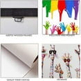 thumbnail image 7 of HFDF Bansky Graffiti Art Large 5 Giraffes Canvas Wall Art for Living Room Bathroom Canvas Painting Wall Decor Modern Home Streched Wall Artwork Office Canvas Prints Ready to Hang 24x16inch Framed, 7 of 7