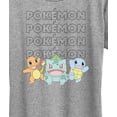 thumbnail image 3 of Pokémon - Starter Trio Pastel   - Women's Short Sleeve Graphic T-Shirt, 3 of 5