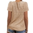 thumbnail image 4 of Summer Women's Crochet Beach Cover Up Lace-Up Drawstring Poncho Top Beachwear Swimsuit Bikini Dress-Up, 4 of 5