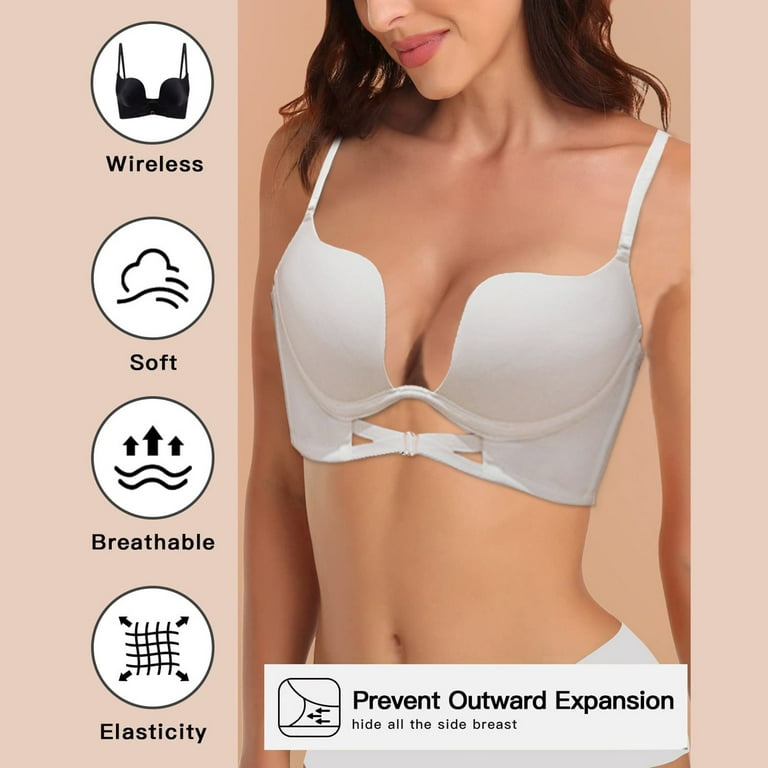 Cathalem Longline Full Coverage Bra with Back and Side Support