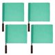 thumbnail image 2 of 4pcs Durable High Visibility Referee Flags with Stainless Steel Poles for Outdoor Sports Games, 2 of 5