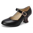 thumbnail image 2 of Mary Jane High Heels Ankle Slingback Dress Shoes for Women Party Dating with Buckle Strap, 2 of 9