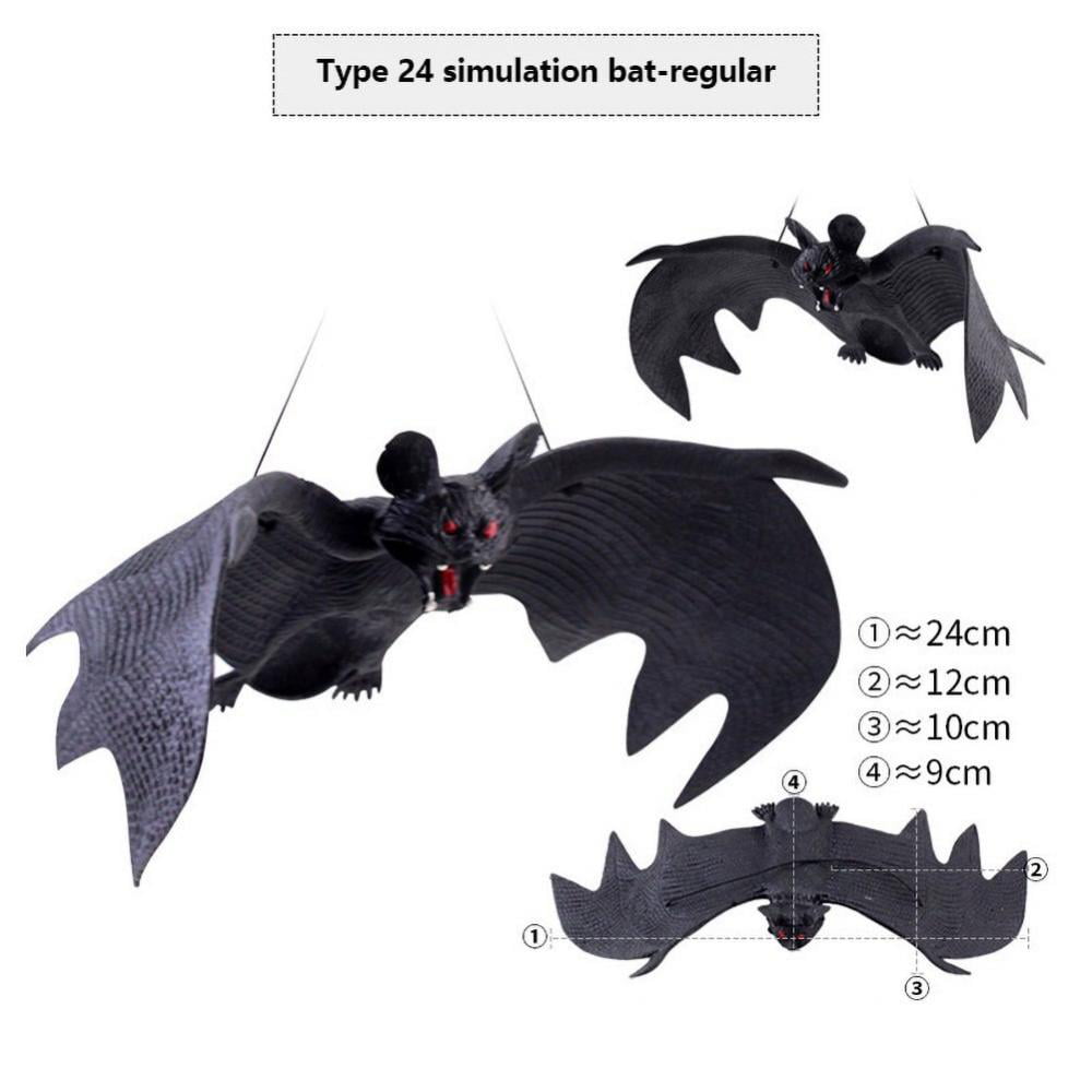 3 Halloween Inflatable Bat Decorations Prop Hanging Garden Childrens Party Toy 