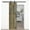 Aged Barrel, variant on Mid-Century Style 24in.X 84in.  Unfinished Knotty Pine Wood Barn Door with  Hardware Kit