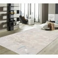 thumbnail image 5 of Pasargad Home Modern 9' x 12' Hand-Knotted Silk and Wool Silver/Multi Rug - All Ages, Indoors, 5 of 7