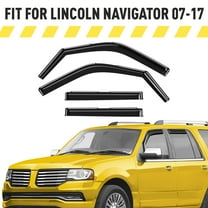 AEROGUYS In-Channel Window Deflectors Extra Durable Window Visors Rain Guards Fit for Lincoln Navigator 2007-2017, Sun Visors, Wind Deflectors, Vent Visors, Car Accessories - 4pcs. AG0551
