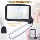 thumbnail image 5 of Rectangular reading magnifying glass with 5 LED lights and 2x magnification, 5 of 5