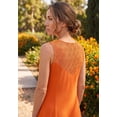 thumbnail image 2 of Jessica London Women's Plus Size Stretch Cotton Crochet-Back Maxi Dress, 2 of 4