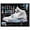 Black Frame, variant on Hustle Grind Holo Sneaker Canvas Urban Sneaker Art by Art Remedy, Gold Frame, 45" x 36"