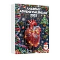 thumbnail image 2 of 24pcs 2025 Anatomy Advent Calendar - Funny Acrylic Human Organ Miniatures, Science-inspired Christmas Countdown Calendar with Daily Surprises, Multicolored, 2 of 6