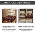 thumbnail image 5 of SEANATIVE Thanksgiving Chair Covers Set of 6 Fall Chair Seat Covers with Elastic Band Universal Dining Chair Protective Cover Pumpkin Chair Slipcover Maple Leaves Chair Slip Covers Fall Decor, 5 of 7