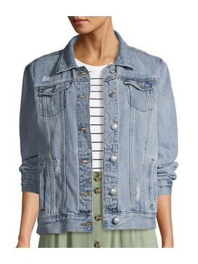 Time and Tru Women's Trucker Jean Jacket