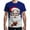 Blue, variant on Rovga Mens Streetwear Style T-Shirts Unisex Wochristmas Xmas Santa Print Short Sleeve Blouse Tee Shirt Top Cotton Shirt Male Clothing