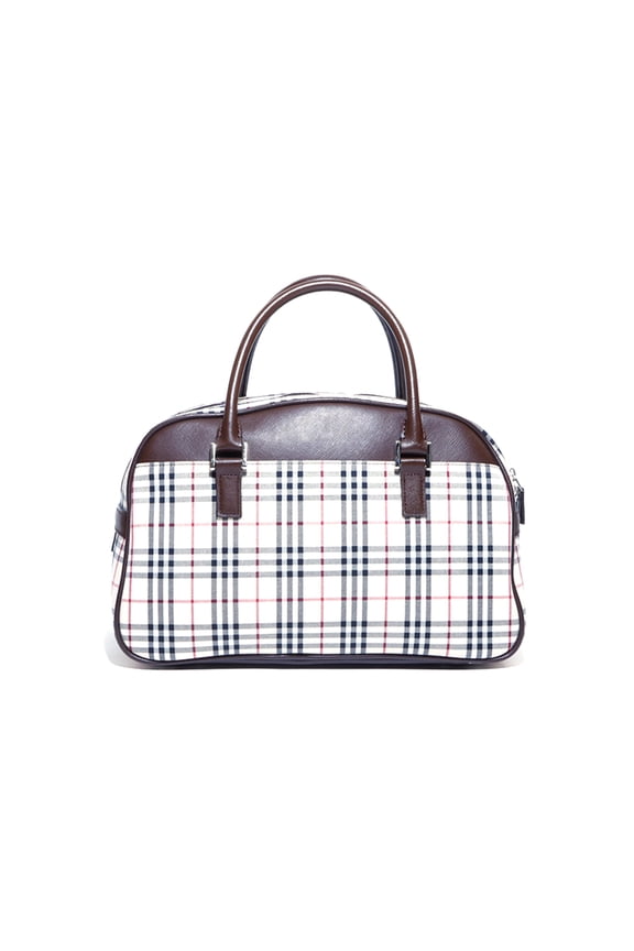 Pre-Owned Burberry Nova Check Canvas Handbag, Beige/Brown, WS4243