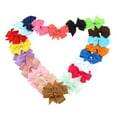 thumbnail image 3 of TINKSKY 20 Colors Boutique Hair Bows Girls Kids Alligator Clip Grosgrain Ribbon Hair Clips, 3 of 6