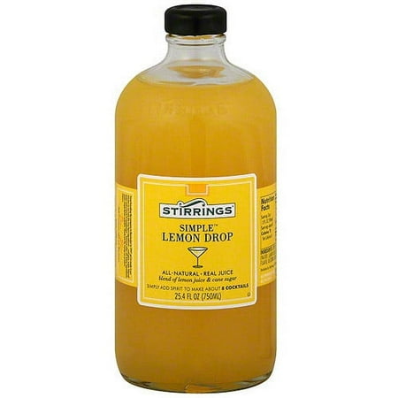 ***Discontinued by kehe 10_23***Stirrings Mixer, Lemon Drop Cocktail, 25.4 oz (Pack of 6)