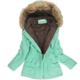 thumbnail image 1 of OneBling 2022 Abrigo De Invierno Para Mujer Con Capucha Gruesa Y Cálida Parka Párrafo Largo Acolchado De Algodón Otoño Cálido Suave Chaquetas Ropapangjing, 1 of 4