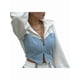 thumbnail image 2 of Conjunto Casual de Dos Piezas para Mujer: Sudadera con Capucha y Cremallera de Larga con Bloques de Color + Pantalón de Mezclilla con Cordón Ajustable M, 2 of 8
