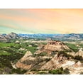 thumbnail image 2 of McLoughlin, James 32x26 White Modern Wood Framed Museum Art Print Titled - Badlands V, 2 of 4