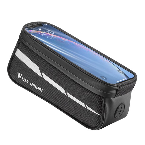Bolsa de bicicleta JShteea alforja de tubo superior frontal gran capacidad El nuevo