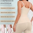 thumbnail image 5 of Women's Seamless Shapewear Set Camisole and Shaping Shorts 2 Piece Tummy Control Body Shaper for Everyday Wear S, 5 of 6