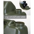 thumbnail image 6 of 5 Gallon Water Jug with Spigot, Leak-Proof Outdoor Water Container,  Military Green for Camping Hiking, 6 of 7