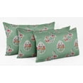 thumbnail image 3 of Vargottam Luxury, Printed Mint Green CushionCoversDecorative PillowCoversLumbarThrow Pillowcase -24x14Inches, 3 of 6
