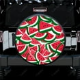 thumbnail image 2 of Watermelon Slices And Leaves Polyester Universal Spare Wheel Tire Cover Custom Tire-Covers for Trailer RV SUV Truck Camper, 2 of 5
