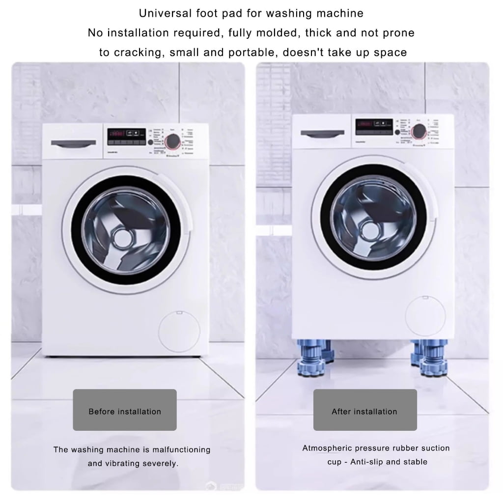 8/12Pcs Washing Machine Anti Vibration Pad Protector Feet Pads for Dryer Floor Protection Home Protector Pedestals Washer