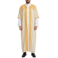 thumbnail image 1 of Hombres Cortos Pantalones Cortos Sólidos Patchwork Bordado Manga Corta Cardigan Vestido para la Fiesta, Casual, Vestido Diario Hombres Vestido Corto, 1 of 8