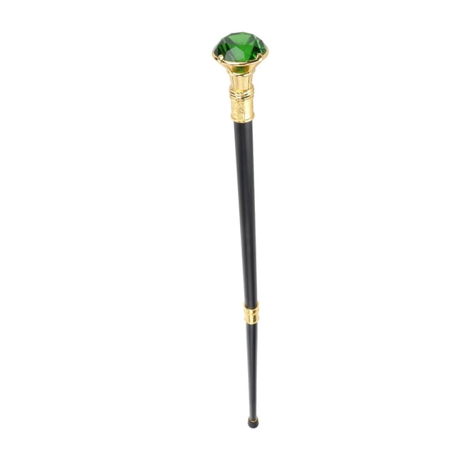 Greeniant Bastones para caminar Traje de mango de diamante Moda elegante Aleación de aluminio Escalada Verde