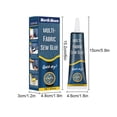 thumbnail image 2 of North Moon 50ml Fabric Glue Fast Drying Sewing Cloth Leather Repair Textile Secure Repairing Supplies Adhesive, 2 of 9