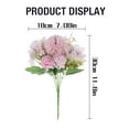 thumbnail image 3 of Five-Branch Artificial Flower White, Artificial Rose Flower Flowers Simulation Rose Wedding Bouquetss Rose Flower Flower Hand Tied Bouquet, 3 of 9
