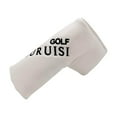 thumbnail image 4 of thinsony Golf Head Covers Driver Fairway Wood Putter Sleeve Hybrid Cover w/Number Tag White 16.5x8.5cm, 4 of 5