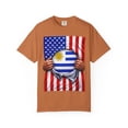 thumbnail image 5 of Uruguay Flag + USA Flag Pride T-shirt | Uruguayan + American Flag Rip 4th Of July | Funny Viral Latino Tees | Unisex - 4 Colors, 5 of 10