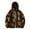 Khaki, variant on ICHUANYI Winter Lengthened Plush Long Sleeve Outwear for Women Fashion Cute Bear Print Hooded Sweatshirts Casual Zipper Coat