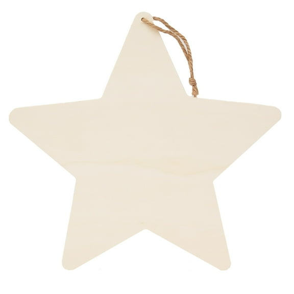 Hello Hobby Wooden Star Plaque