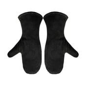 TISHITA BBQ Mitts Heat Resistant Fireproof Gauntlets for Outdoor Heatproof Fireplace