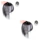 thumbnail image 3 of Jumpingount Air Bangs Invisible Sin costuras Postizos Fibra de alta temperatura Mujeres Fringe Peinado Accesorios para boda diario No.1 Type2 NO2, 3 of 6