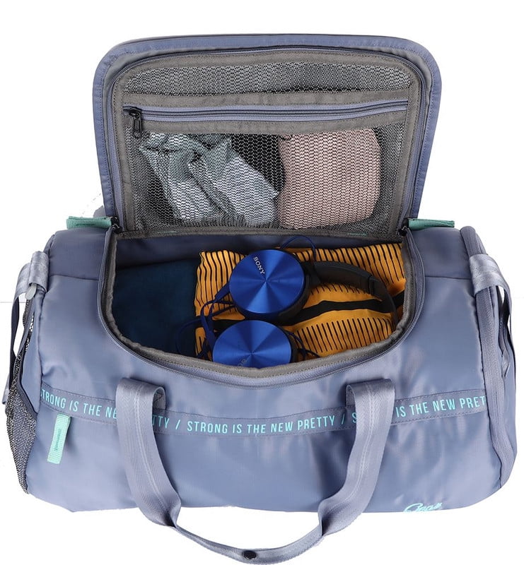 Gear Polyester 20 L Shine On Duffle Water Resistant Travel Duffle/Gym Duffel Bag With Shoe Pocket for Men/Women - Blue