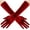 Red, variant on YooGuoGuo Opera Party Velvet Gloves - Short Tea Party Gloves 1920s Flapper Costume Accessories for Women