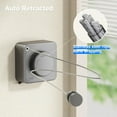 thumbnail image 4 of Tendedero retráctil Mustorn para interiores y exteriores, 4,6 m, acero inoxidable, 4 of 7