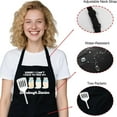 thumbnail image 2 of Funny Aprons for Women with 2 Pockets, Adjustable Water Resistant Cooking Apron Gifts for Christmas Mother''s Day, 2 of 6