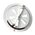 thumbnail image 5 of LLC Stainless Steel Round Adjustable Ventilation Grille for Air Intake & Exhaust, 5 of 5