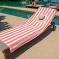 thumbnail image 5 of Arkwright Oversized California Beach Towels - Ringspun Cotton Pool Towel - 30 x 70 in. - (4 Pack) Orange, 5 of 11