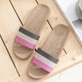 thumbnail image 5 of Rciityk Flax Slippers Unisex Linen Winner Beach Shoes Lightweight Skidproof Indoor Slippers Home Breathable Sandals - Winner's Best Shoes, 5 of 7